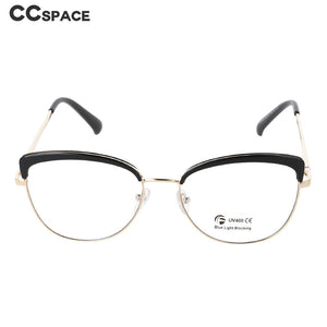 51107 Sopracciglio Cat Eye Anti Luce Blu Montature per occhiali Ottici Gamba a Molla Donna TR90 Occhiali da vista per computer 