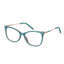 Load image into Gallery viewer, 53010 Cat Eye square Anti Blue Light Optical Glasses Frames Spring Leg Women TR90 Computer Eyeglasses
