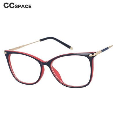 53010 Cat Eye square Anti Blue Light Optical Glasses Frames Spring Leg Women TR90 Computer Eyeglasses