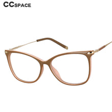 Load image into Gallery viewer, 53010 Cat Eye square Anti Blue Light Optical Glasses Frames Spring Leg Women TR90 Computer Eyeglasses