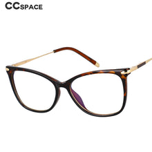 Load image into Gallery viewer, 53010 Cat Eye square Anti Blue Light Optical Glasses Frames Spring Leg Women TR90 Computer Eyeglasses