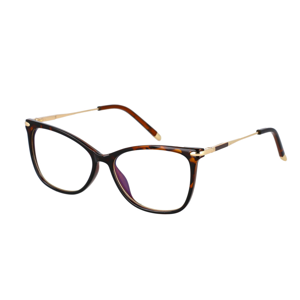 53010 Cat Eye square Anti Blue Light Optical Glasses Frames Spring Leg Women TR90 Computer Eyeglasses