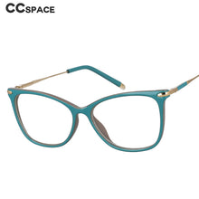 Load image into Gallery viewer, 53010 Cat Eye square Anti Blue Light Optical Glasses Frames Spring Leg Women TR90 Computer Eyeglasses