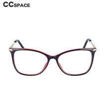 Load image into Gallery viewer, 53010 Cat Eye square Anti Blue Light Optical Glasses Frames Spring Leg Women TR90 Computer Eyeglasses