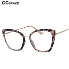 Load image into Gallery viewer, 53012 Anti Blue Light  Cat Eye Glasses Frames Women TR90 Computer Eyeglasses