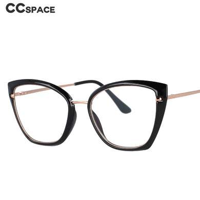 53012 Anti Blue Light  Cat Eye Glasses Frames Women TR90 Computer Eyeglasses