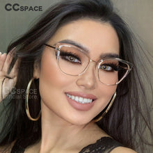 Load image into Gallery viewer, 53012 Anti Blue Light  Cat Eye Glasses Frames Women TR90 Computer Eyeglasses