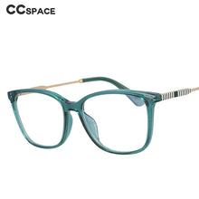 Carica l&#39;immagine nel visualizzatore di Gallery, 53013 Cat Eye Anti Blue Light Glasses Frames Stripe Leg Women TR90 Computer Eyeglasses