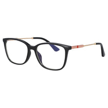 Carica l&#39;immagine nel visualizzatore di Gallery, 53013 Cat Eye Anti Blue Light Glasses Frames Stripe Leg Women TR90 Computer Eyeglasses