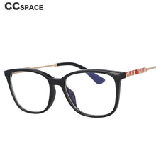 Carica l&#39;immagine nel visualizzatore di Gallery, 53013 Cat Eye Anti Blue Light Glasses Frames Stripe Leg Women TR90 Computer Eyeglasses