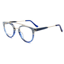 Load image into Gallery viewer, 53015 Round Acetate Optical Glasses Frame Men Women Computer Glasses
