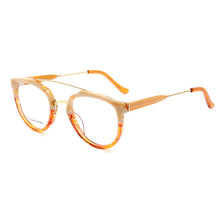 Load image into Gallery viewer, 53015 Round Acetate Optical Glasses Frame Men Women Computer Glasses
