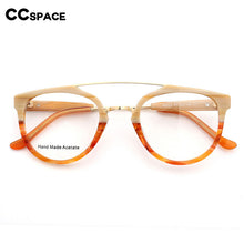 Load image into Gallery viewer, 53015 Round Acetate Optical Glasses Frame Men Women Computer Glasses