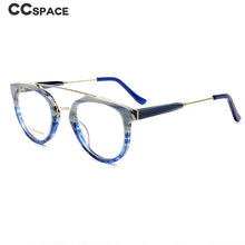 Load image into Gallery viewer, 53015 Round Acetate Optical Glasses Frame Men Women Computer Glasses