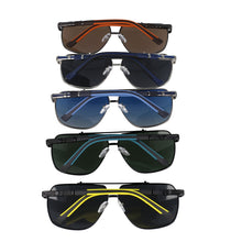 Load image into Gallery viewer, 53024 Retro Big Frame Pilot Polarized Sunglasses Men Drive A Car Spring Leg Shades UV400 Vintage Glasses