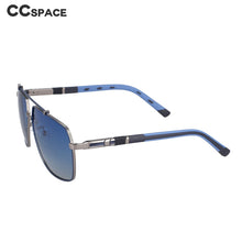 Load image into Gallery viewer, 53024 Retro Big Frame Pilot Polarized Sunglasses Men Drive A Car Spring Leg Shades UV400 Vintage Glasses