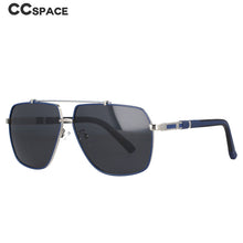 Load image into Gallery viewer, 53024 Retro Big Frame Pilot Polarized Sunglasses Men Drive A Car Spring Leg Shades UV400 Vintage Glasses