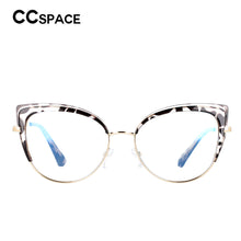 Carica l&#39;immagine nel visualizzatore di Gallery, 53042E Cat Eye Anti Blue Light Glasses Frames Spring Leg Women TR90 Computer Eyeglasses