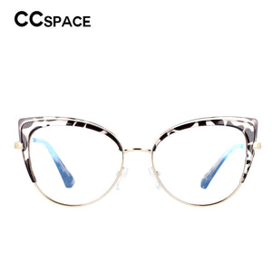 53042E Cat Eye Anti Blue Light Glasses Frames Spring Leg Women TR90 Computer Eyeglasses