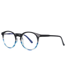 Load image into Gallery viewer, 53043 Anti Blue Light Glasses Frames Round Cat Eye Women Tr90 Computer Eyeglasses