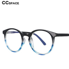 Load image into Gallery viewer, 53043 Anti Blue Light Glasses Frames Round Cat Eye Women Tr90 Computer Eyeglasses