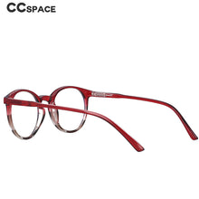 Load image into Gallery viewer, 53043 Anti Blue Light Glasses Frames Round Cat Eye Women Tr90 Computer Eyeglasses