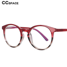 Load image into Gallery viewer, 53043 Anti Blue Light Glasses Frames Round Cat Eye Women Tr90 Computer Eyeglasses