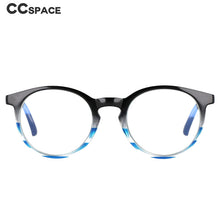 Load image into Gallery viewer, 53043 Anti Blue Light Glasses Frames Round Cat Eye Women Tr90 Computer Eyeglasses
