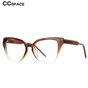 53070 Occhiali da vista da donna con montatura grande anti luce blu, gamba a molla, occhiali da vista per computer 