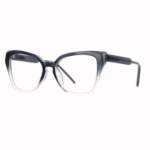 53070 Occhiali da vista da donna con montatura grande anti luce blu, gamba a molla, occhiali da vista per computer 