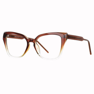53070 Occhiali da vista da donna con montatura grande anti luce blu, gamba a molla, occhiali da vista per computer 