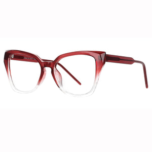 53070 Occhiali da vista da donna con montatura grande anti luce blu, gamba a molla, occhiali da vista per computer 