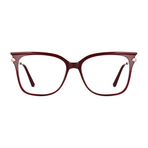 53077 Ladies Anti Blue Light Glasses Frames Gradient Frame Spring Leg Cat Eye Women Tr90 Computer Eyeglasses