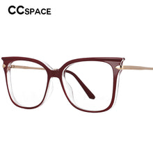 Carica l&#39;immagine nel visualizzatore di Gallery, 53077 Ladies Anti Blue Light Glasses Frames Gradient Frame Spring Leg Cat Eye Women Tr90 Computer Eyeglasses