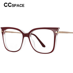 53077 Ladies Anti Blue Light Glasses Frames Gradient Frame Spring Leg Cat Eye Women Tr90 Computer Eyeglasses