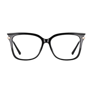 53077 Ladies Anti Blue Light Glasses Frames Gradient Frame Spring Leg Cat Eye Women Tr90 Computer Eyeglasses