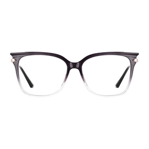 53077 Ladies Anti Blue Light Glasses Frames Gradient Frame Spring Leg Cat Eye Women Tr90 Computer Eyeglasses