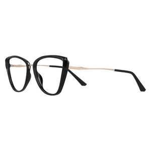 53078 Cat Eye Montature per occhiali anti luce blu Occhiali da vista da donna con gamba a molla 
