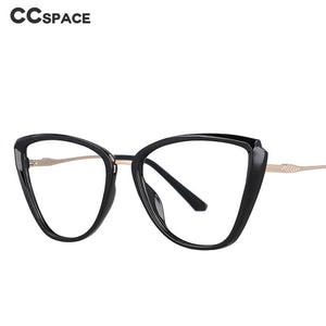 53078 Cat Eye Montature per occhiali anti luce blu Occhiali da vista da donna con gamba a molla 