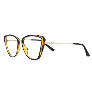 53078 Cat Eye Montature per occhiali anti luce blu Occhiali da vista da donna con gamba a molla 