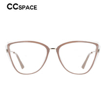 Carica l&#39;immagine nel visualizzatore di Gallery, 53078 Cat Eye Montature per occhiali anti luce blu Occhiali da vista da donna con gamba a molla 