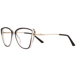53078 Cat Eye Montature per occhiali anti luce blu Occhiali da vista da donna con gamba a molla 