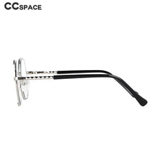 Load image into Gallery viewer, 53083 Anti Blue Light Polygon Metal Optical Glasses Frames Women Computer Eyeglasses