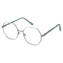 Load image into Gallery viewer, 53083 Anti Blue Light Polygon Metal Optical Glasses Frames Women Computer Eyeglasses