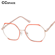 Load image into Gallery viewer, 53083 Anti Blue Light Polygon Metal Optical Glasses Frames Women Computer Eyeglasses