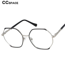 Load image into Gallery viewer, 53083 Anti Blue Light Polygon Metal Optical Glasses Frames Women Computer Eyeglasses