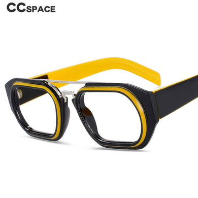 53095 Retro Punk Anti Blue Light Glasses Frames Men Women Computer Eyeglasses
