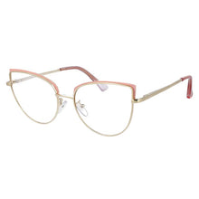 Load image into Gallery viewer, 53101 Cat Eye Anti Blue Metal Brand Glasses Frames Women Optical Computer Eyeglasses