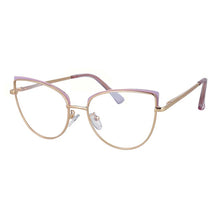 Load image into Gallery viewer, 53101 Cat Eye Anti Blue Metal Brand Glasses Frames Women Optical Computer Eyeglasses