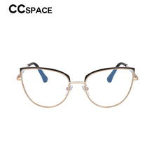 Load image into Gallery viewer, 53101 Cat Eye Anti Blue Metal Brand Glasses Frames Women Optical Computer Eyeglasses